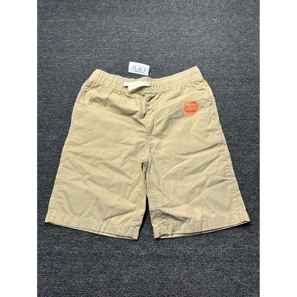 The Children's Place Shorts Boys 12 Pull-On Chino Flax Drawstring NEW